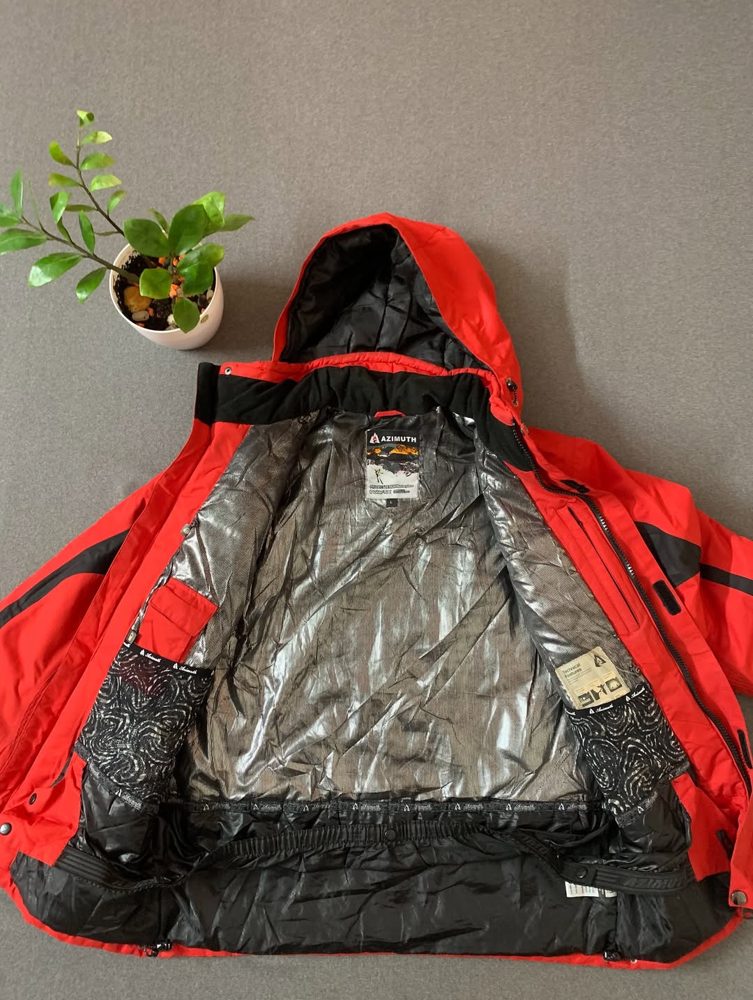AZIMUTH RED- Waterproof Windcheater Jacket | Unisex Outdoor Wear