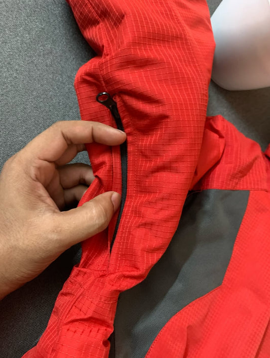 AZIMUTH RED- Waterproof Windcheater Jacket | Unisex Outdoor Wear