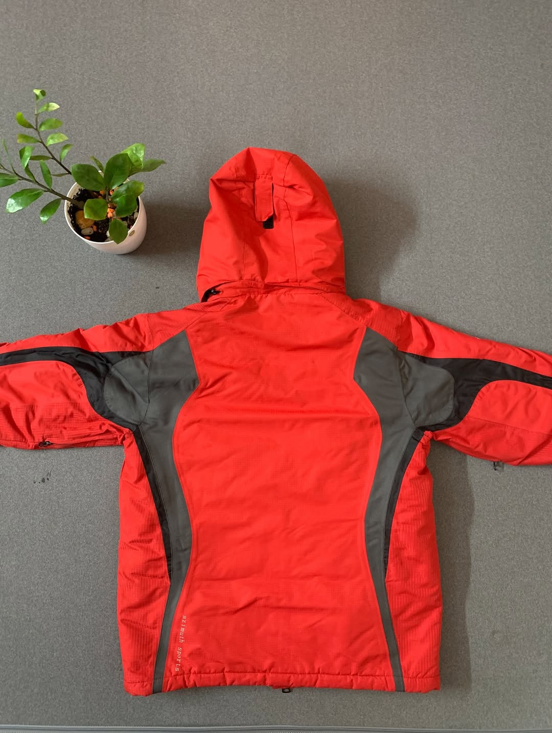 AZIMUTH RED- Waterproof Windcheater Jacket | Unisex Outdoor Wear