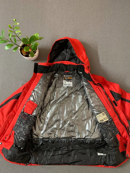AZIMUTH RED- Waterproof Windcheater Jacket | Unisex Outdoor Wear