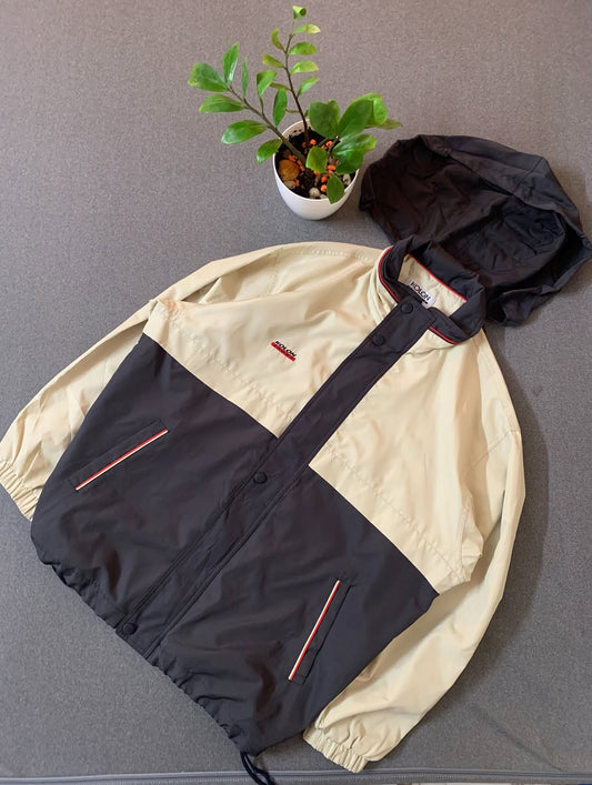 KOLLON SPORT WHITE & DARK - Waterproof Windcheater Jacket | Unisex Outdoor Wear